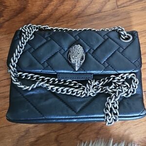 Black Quilted Chain Shoulder Bag